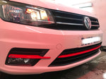 VW Caddy 2015 Onwards Lower Grill Strips