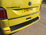 VW T6 and T6.1 Carbon Fibre Full Coverage Rear Bumper Protector - Tailgate Only