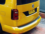 VW Caddy 2015-2020 Mk 4 on Carbon Fibre Rear Bumper Protector