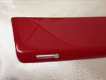 VW T5 Gloss Red GRP 3/4 Width Wraparound Rear Bumper Protector
